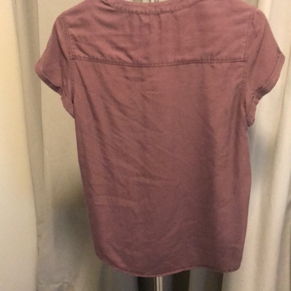 Express Purple Criss Cross Top - Picture 2 of 3